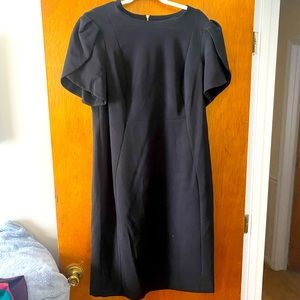 Calvin Klein 14W black short sleeve dress